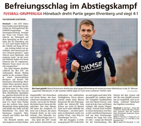 Befreiungsschlag im Abstiegskampf
