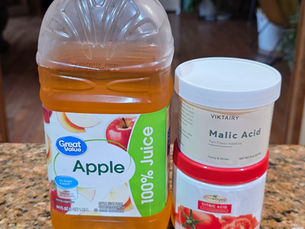 Acid Adjusted Apple Juice