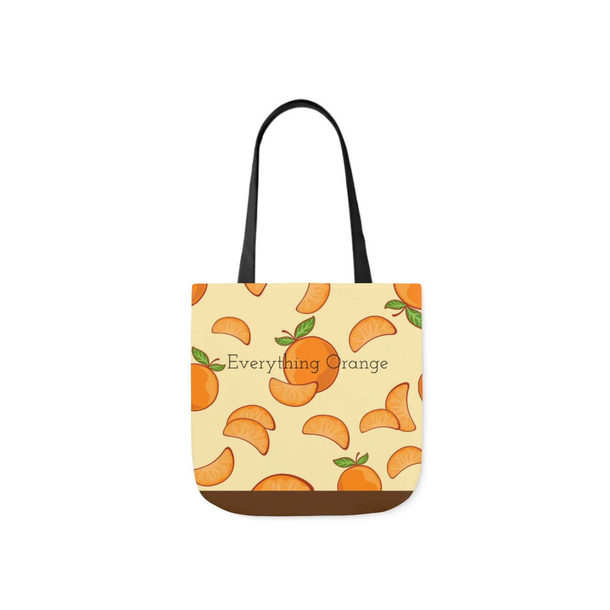 Everything Orange AOP Polyester Canvas Tote Bag