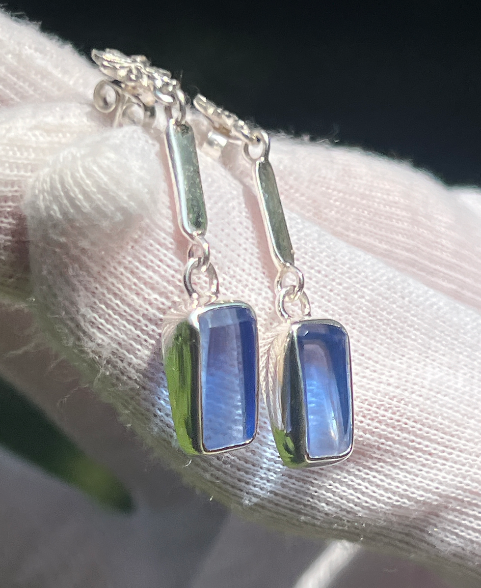 Миниатюра: EAR 32 - Siberian Blue Simple Earrings