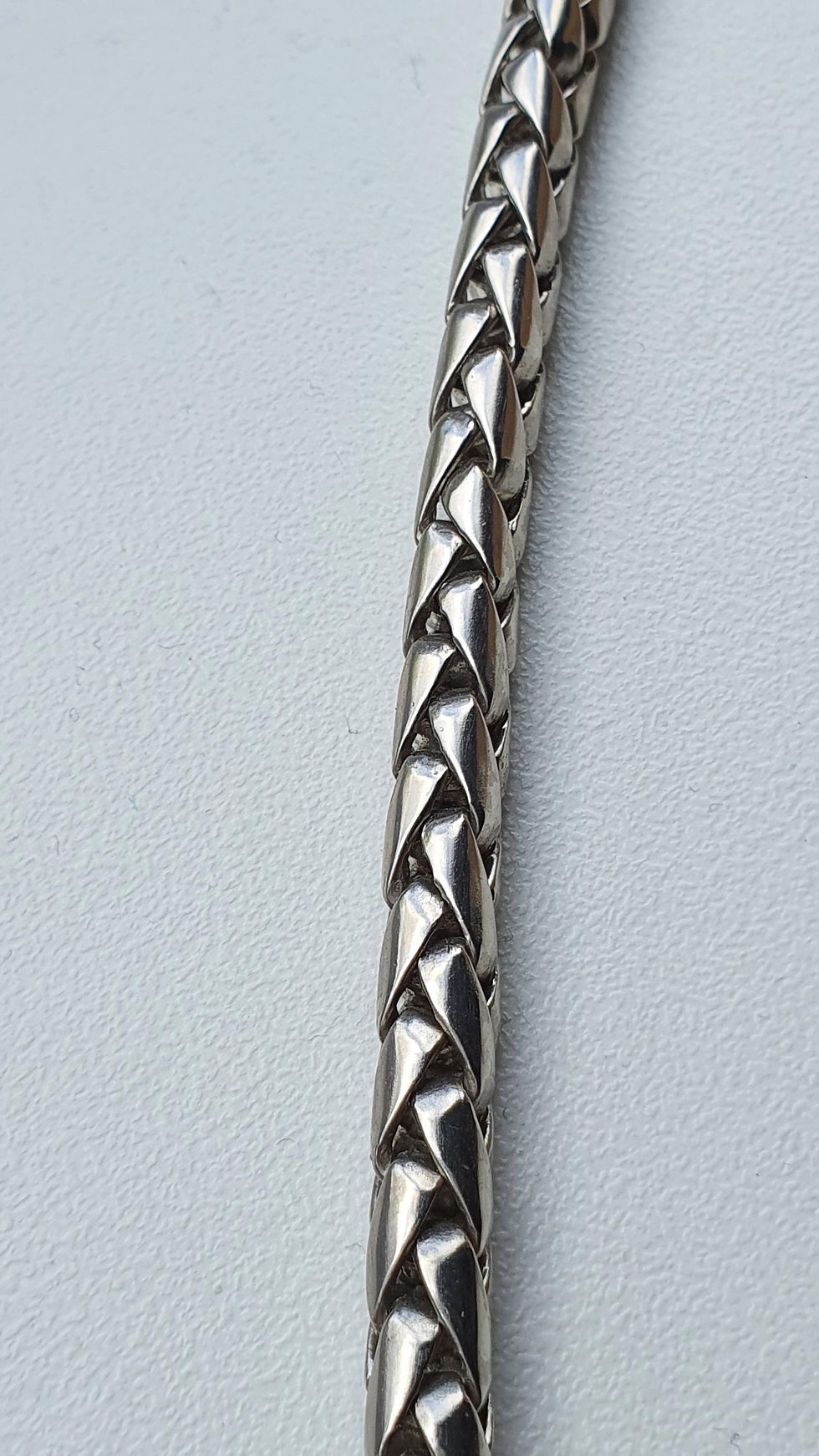 Миниатюра: White Gold Plated Sterling Silver Chain Necklace - 24 inch