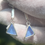 Thumbnail: EAR 30 - Siberian Blue Simple Earrings