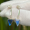 Thumbnail: EAR 21 - Siberian Blue Simple Earrings