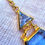 Thumbnail: Siberian Blue Crystal bracelet: Gold Plated Sterling Silver, Reiki Shamanic