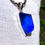 Thumbnail: Siberian Blue Quartz Pendant: Sterling Silver, Third Eye Jewelry