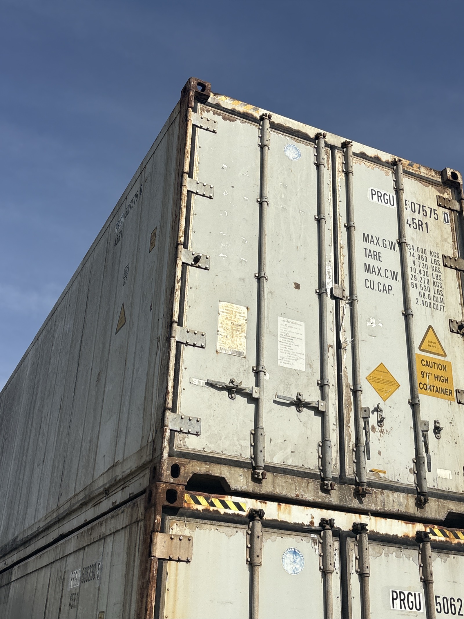 Conteneur frigorifique Reefer 40 pieds High Cube