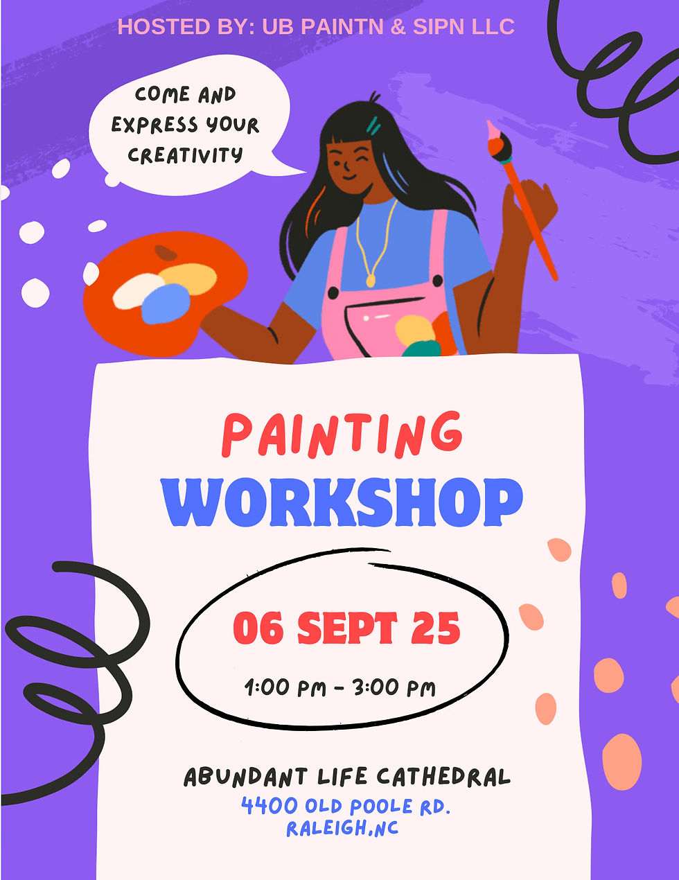 PRIVATE EVENT‼️Paint Workshop