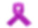 Violet awareness ribbon isolated on a white background
