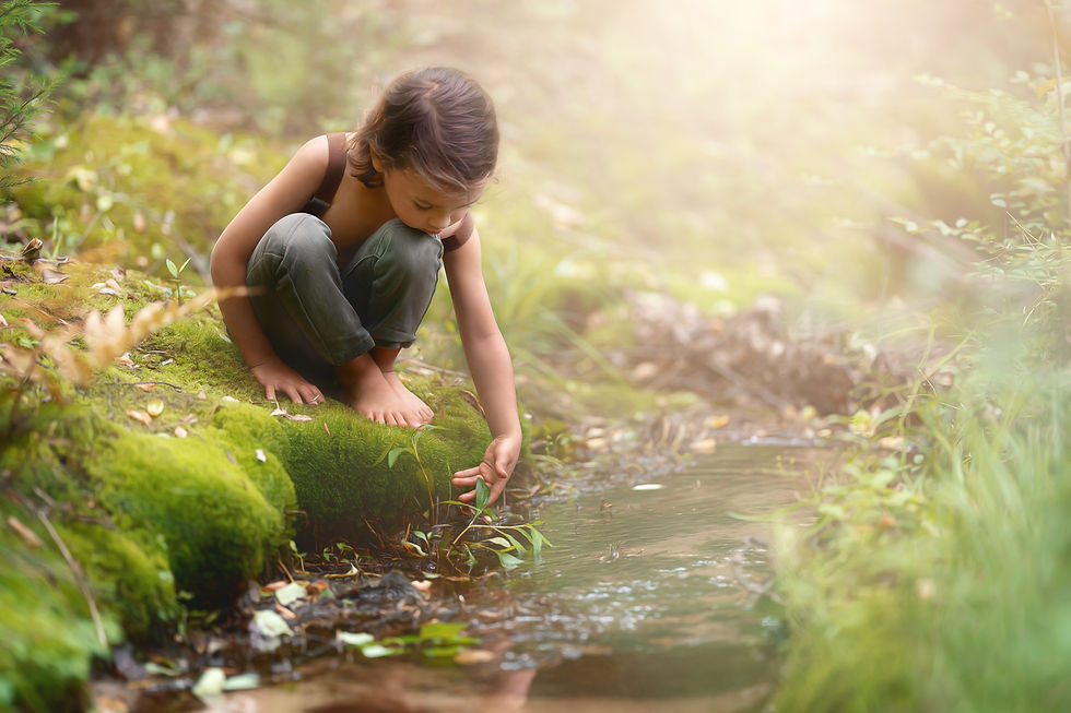 whimsical portrait, fine art, Pinehurst creek, Makana Photography, Southern Pines children photography, Aberdeen, Cameron, Sanford, Ft Bragg, photographer, outdoor portrait