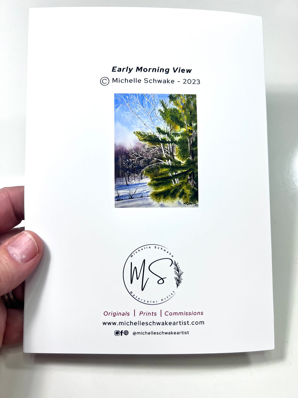 Thumbnail: Early Morning View - Greeting Card