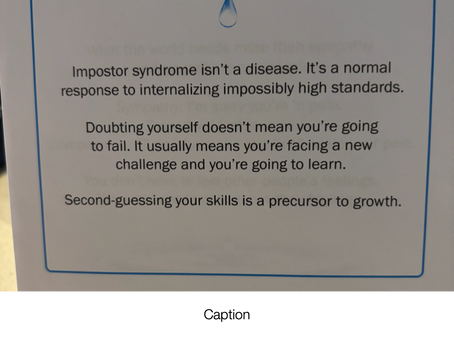 ✨ Leaning Into Impostor Syndrome ✨