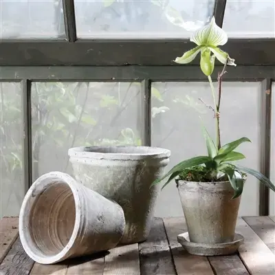 Rustic Terra Cotta Short Tomato Pot - Sm - Whitestone