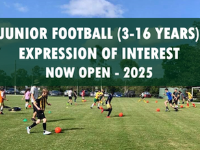 2025 Junior Expression of Interest - NOW OPEN!