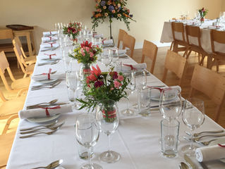 special wedding breakfast for two extremely happy 80 year olds - love my job