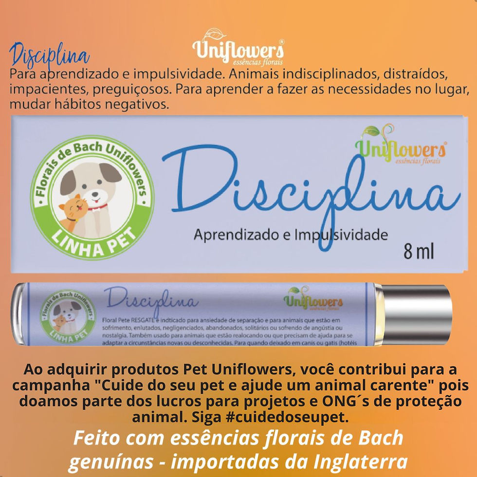 Miniatura: Floral de Bach Pet Disciplina Roll-on