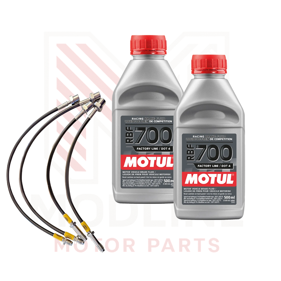 Thumbnail: BRAIDED BRAKE LINE & PERFORMANCE BRAKE FLUID KIT