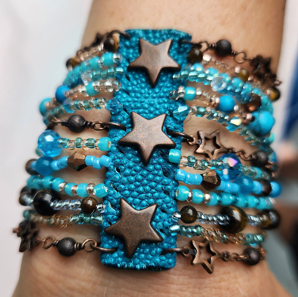 Thumbnail: Rocker Bracelet "Stingray Starlet
"- ロッカーブレスレット「スティングレイ・スターレット」