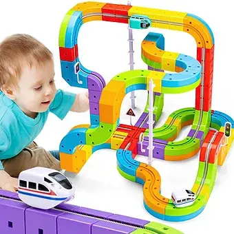✨Magnetic Track Train Toy (118 Pcs)
