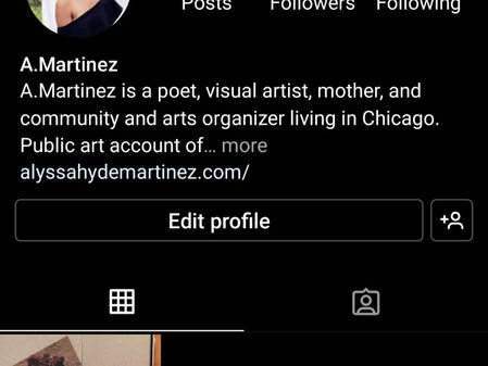 Follow me on IG!
