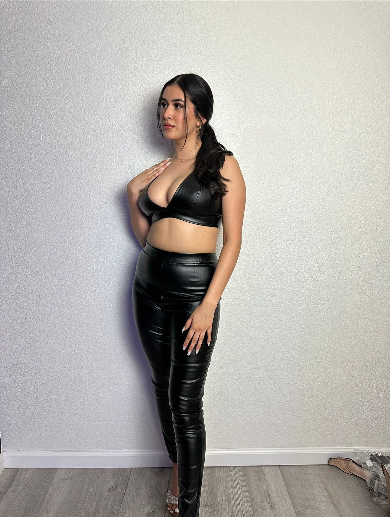 Leather Club two-piece 