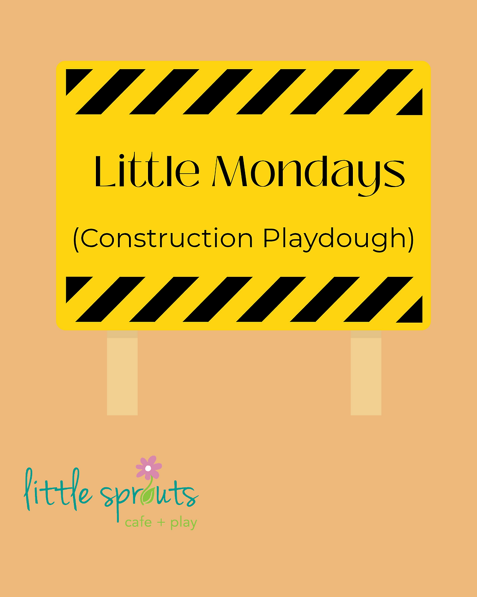 Little Mondays ( Construction Playdough)