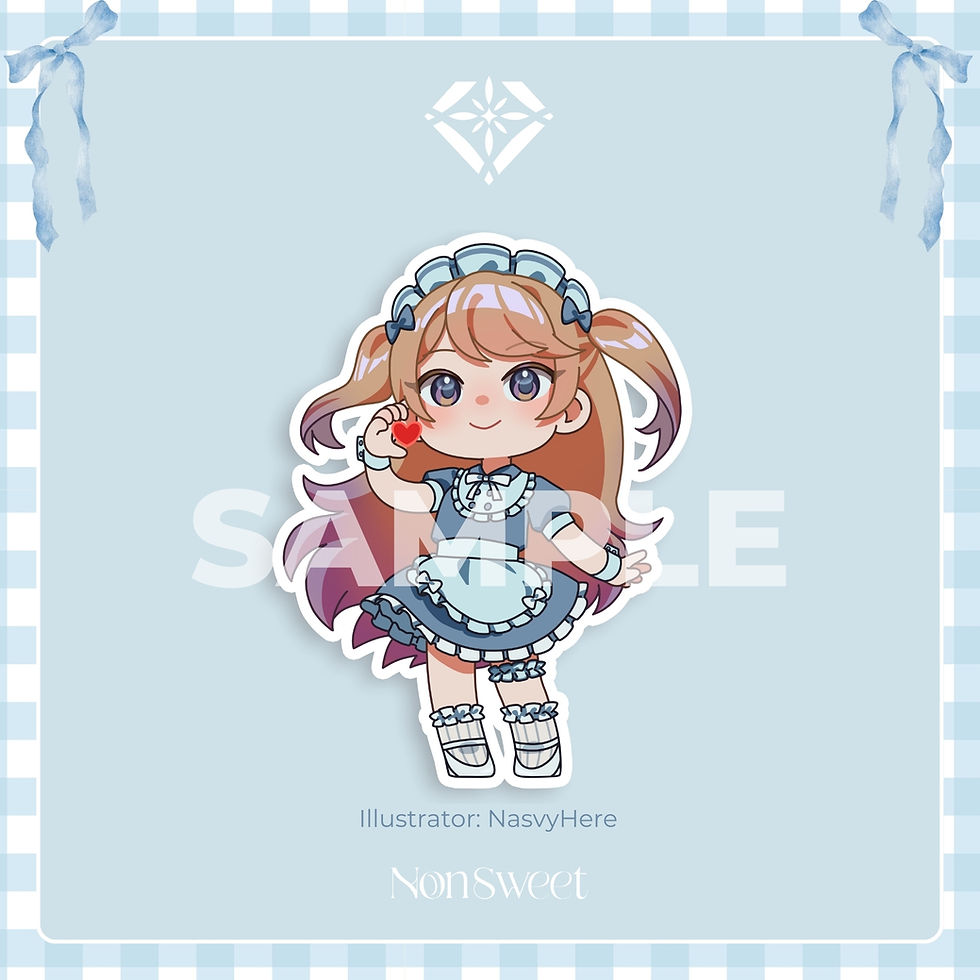 Thumbnail: Valentine's Day Chibi Sticker Set