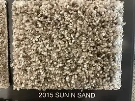 shows image of carpet sample 2015 sun n sand