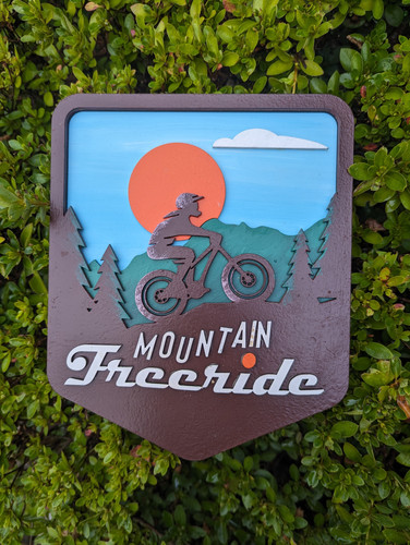 Free Face Rides Sign Free ride! MTB Sign | AvarDesigns