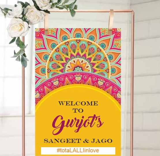 Welcome sign