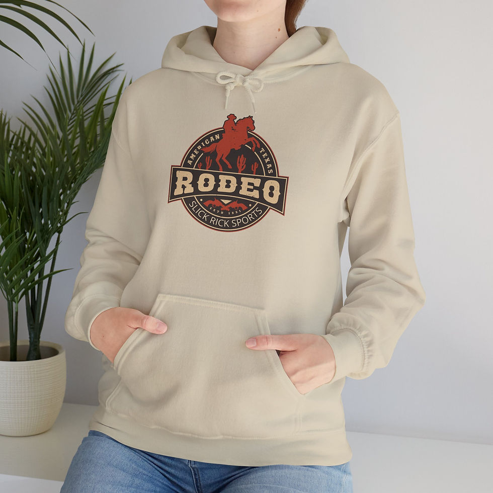 Thumbnail: Slick Rick Sports Rodeo Cowboy Hoodie