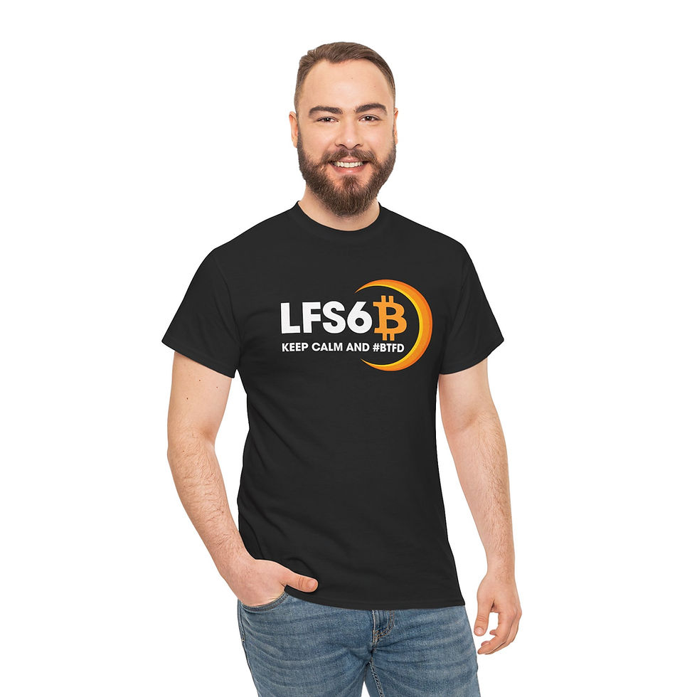 Thumbnail: LFS6B Bitcoin | Unisex Heavy Cotton Tee
