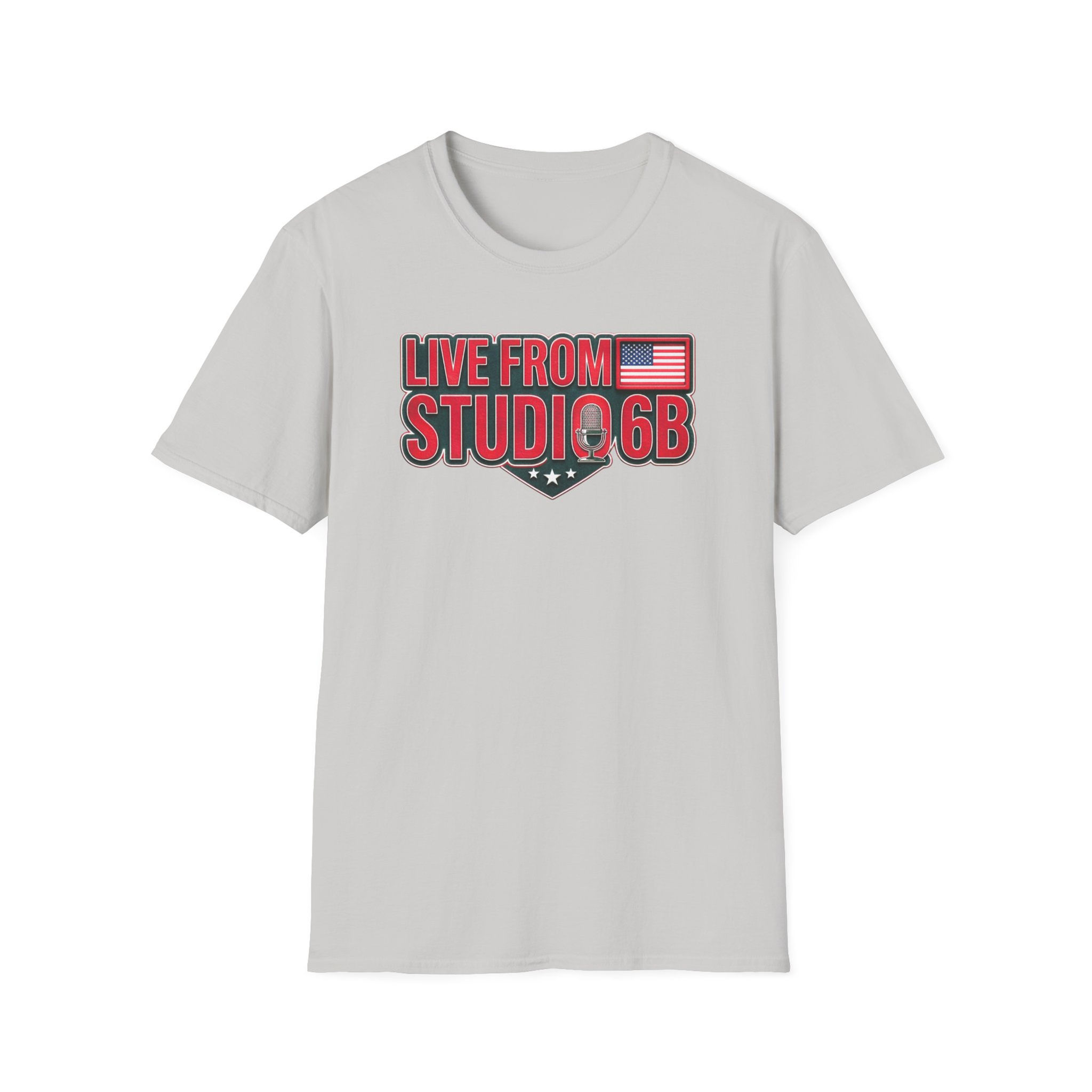 Live From Studio 6B T-Shirt — Retro American Flag Broadcast Tee