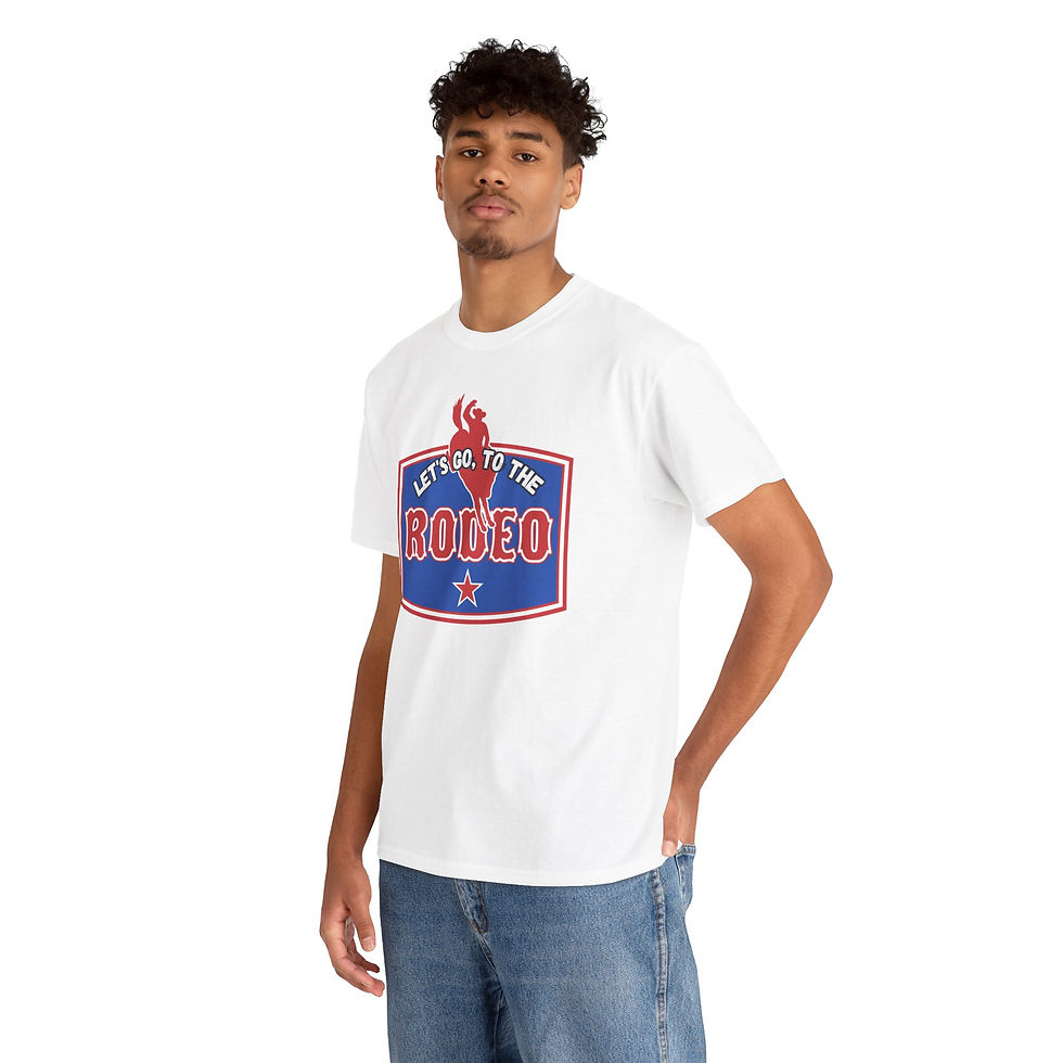 Thumbnail: Let's Go To The Rodeo | Unisex Heavy Cotton Tee