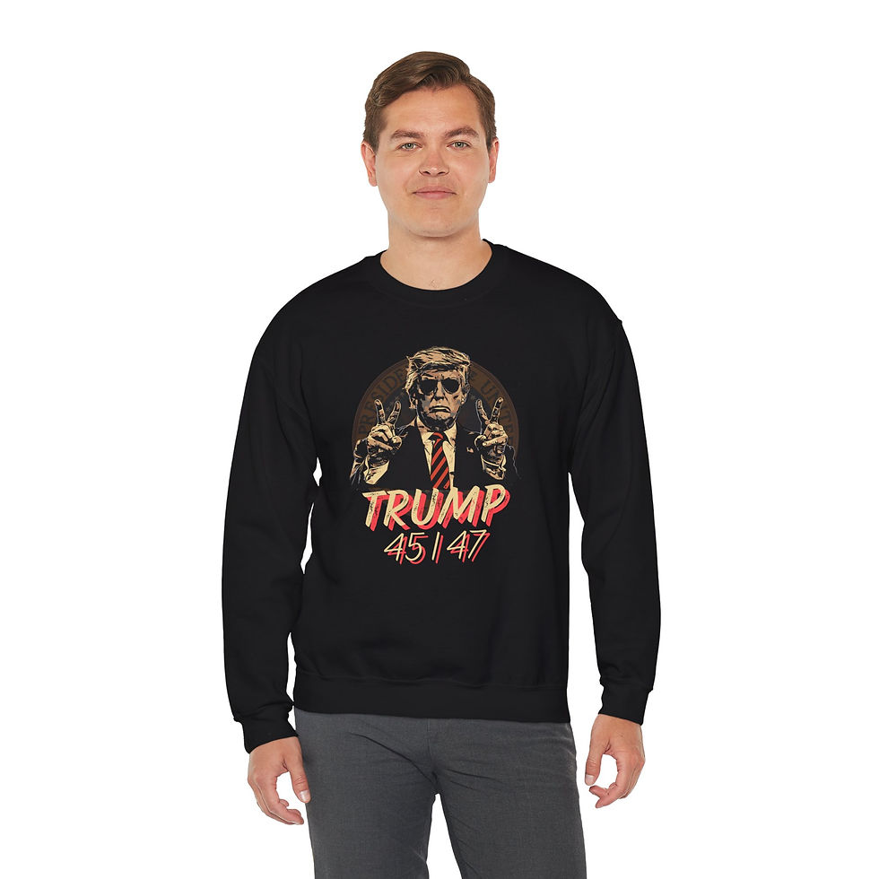 Thumbnail: Trump 45 | 47 Crewneck Sweatshirt