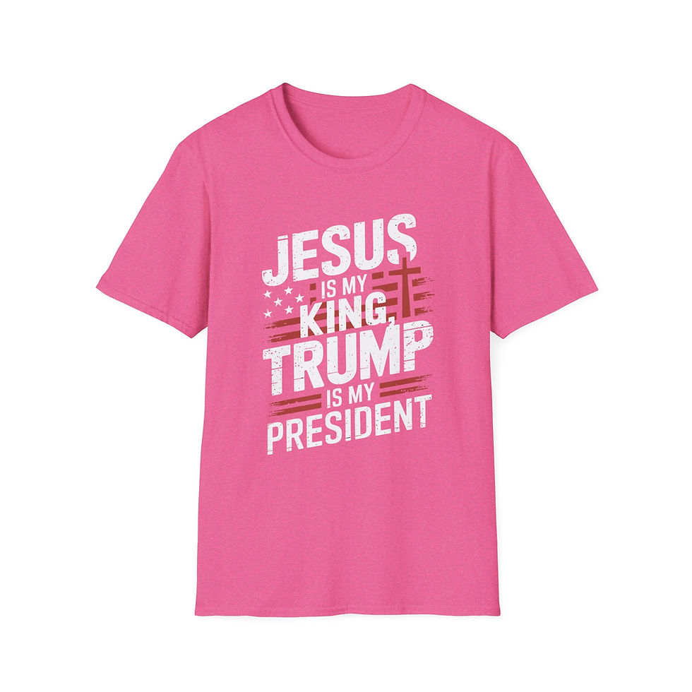 Thumbnail: Jesus Is My King Trump Is My President T-Shirt