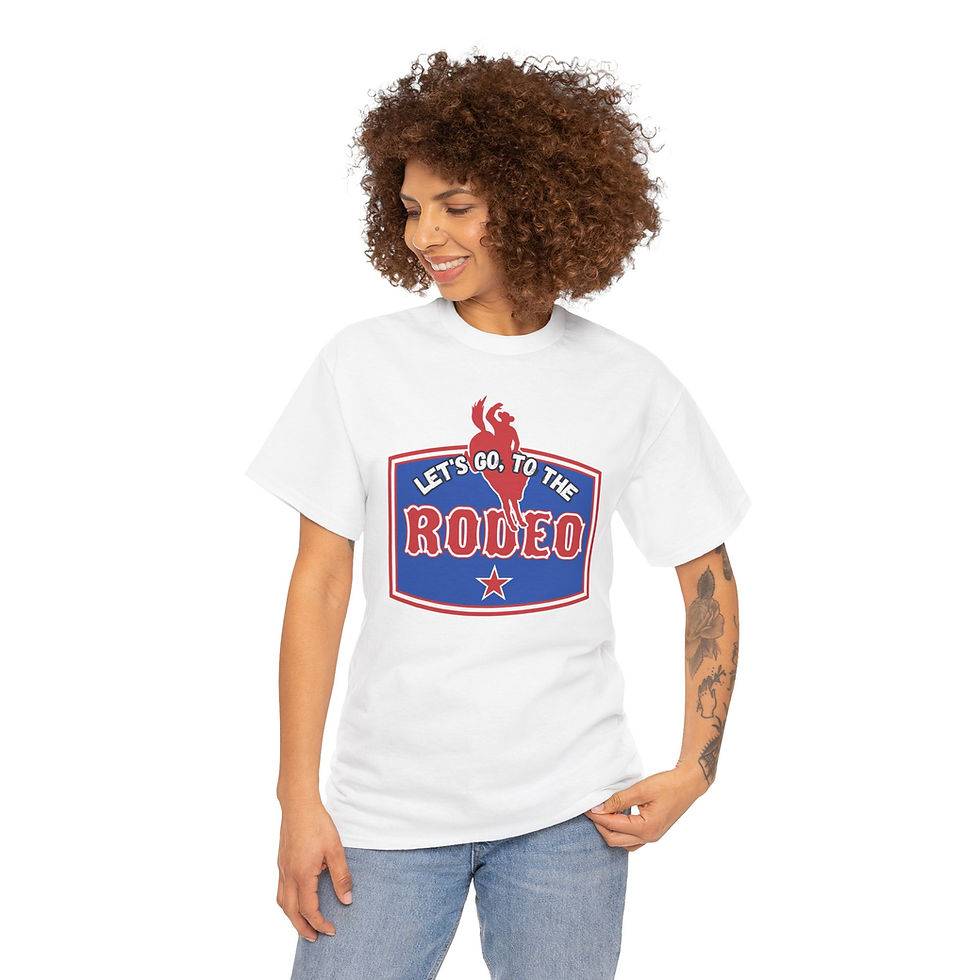 Thumbnail: Let's Go To The Rodeo | Unisex Heavy Cotton Tee