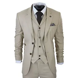 Cream suit