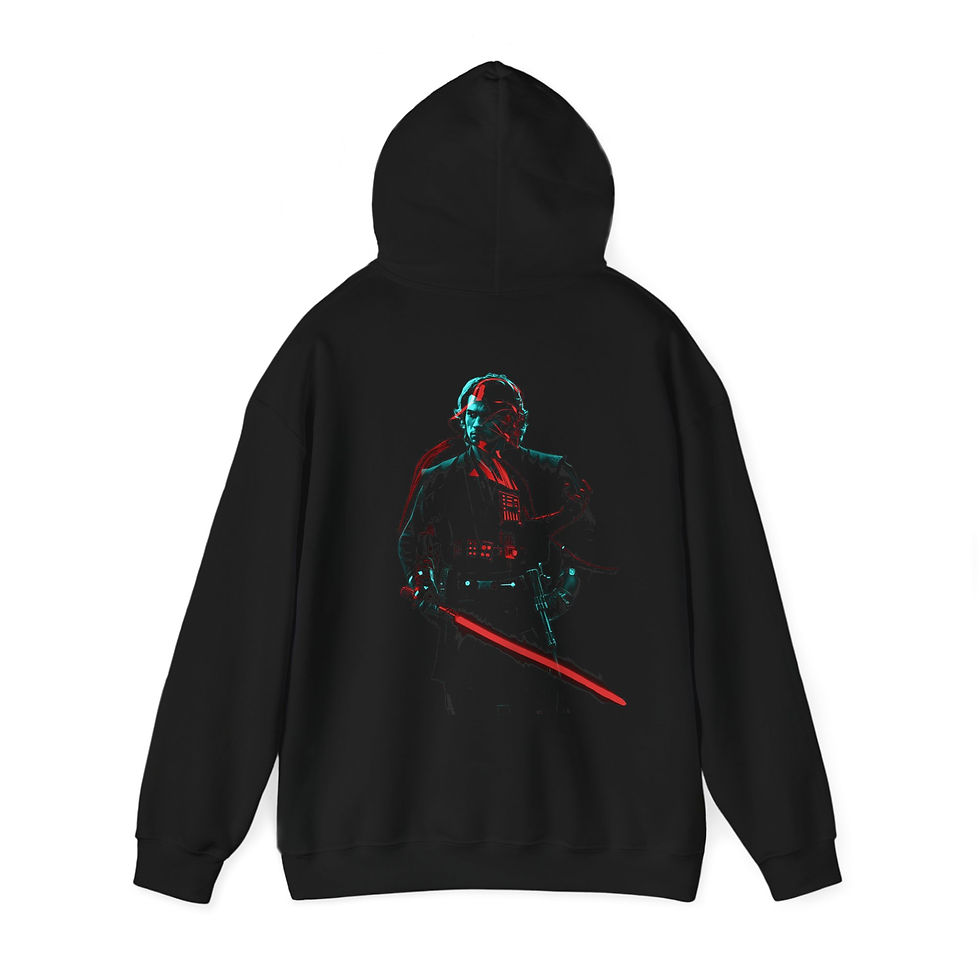 Thumbnail: 2 tone Anakin Vader Design Hooded Sweatshirt 