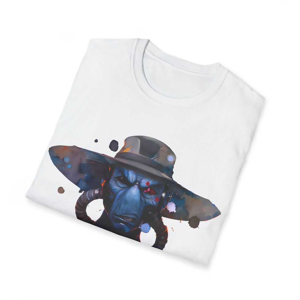Thumbnail: Cad Bane Watercolor Outlaw Tee - Embrace the Galactic Frontier