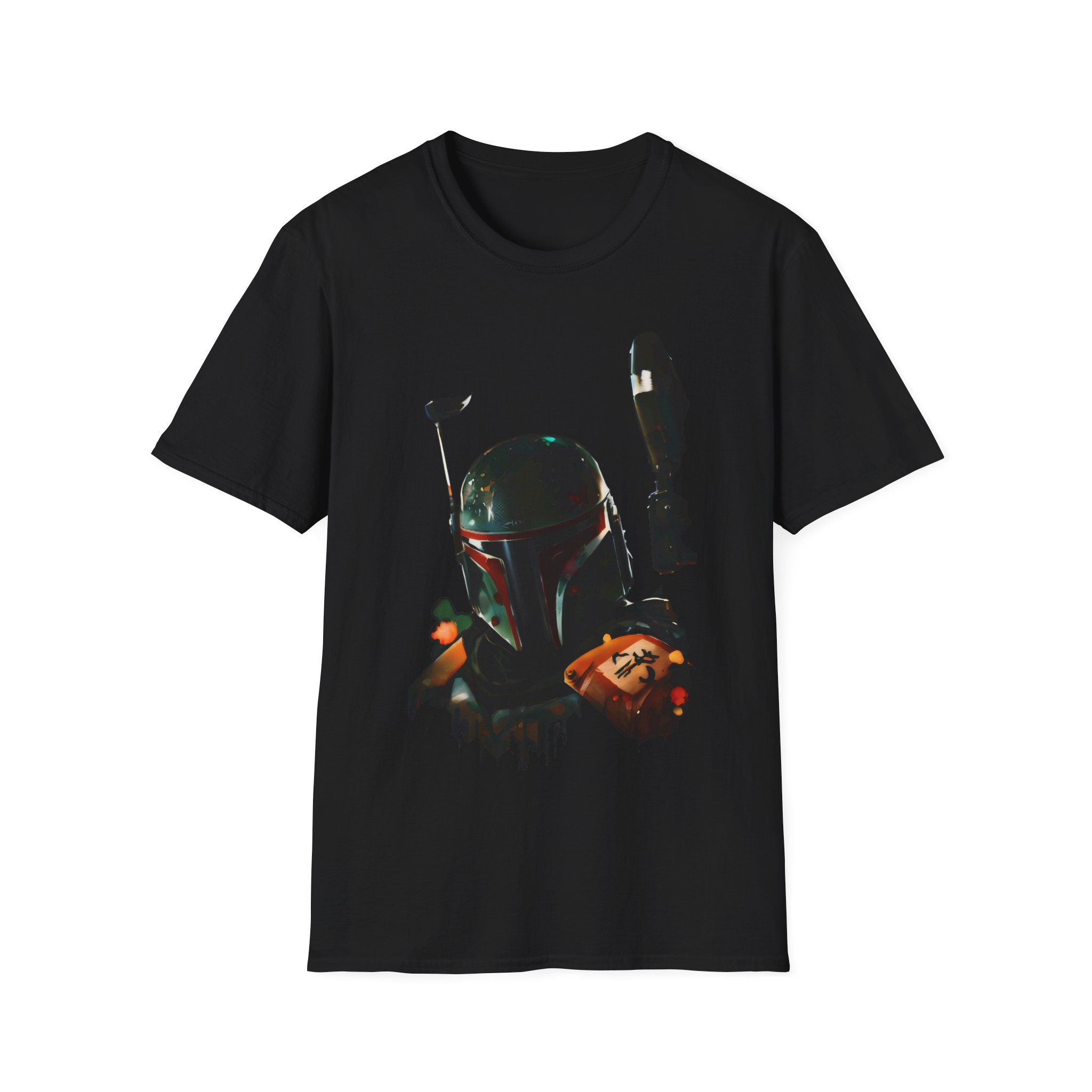 Boba Fett Watercolor Portrait Tee