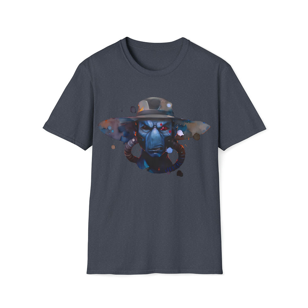 Thumbnail: Cad Bane Watercolor Outlaw Tee - Embrace the Galactic Frontier