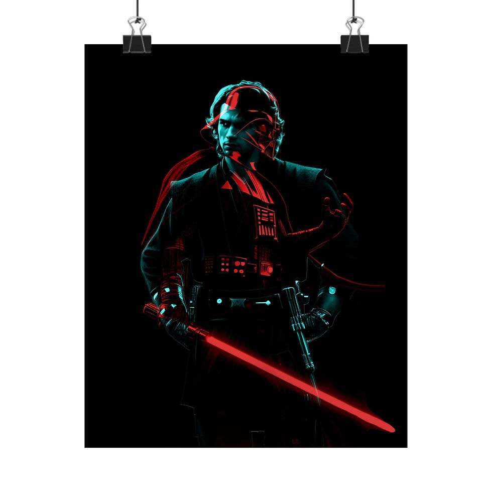 Poster: Anakin Skywalker and Darth Vader