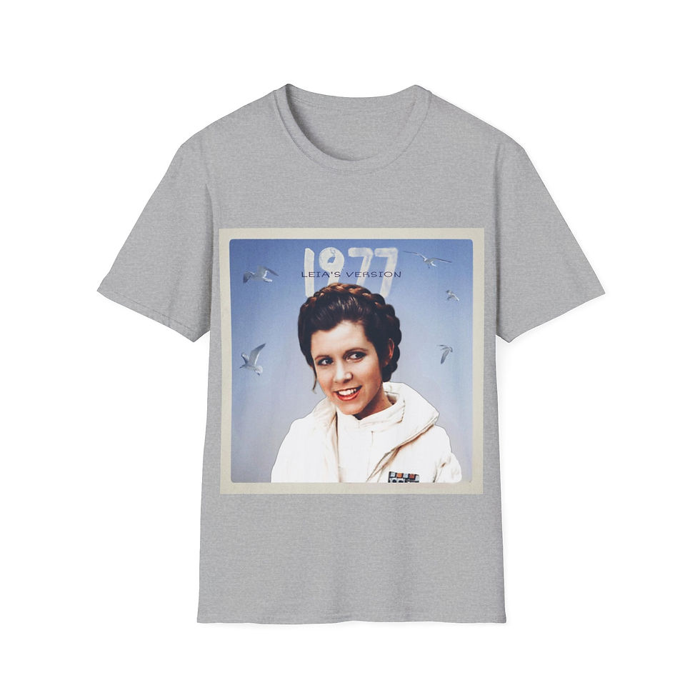 Thumbnail: Leias Version 1977 Tee - From Alderaan in a Galaxy Far, Far Away