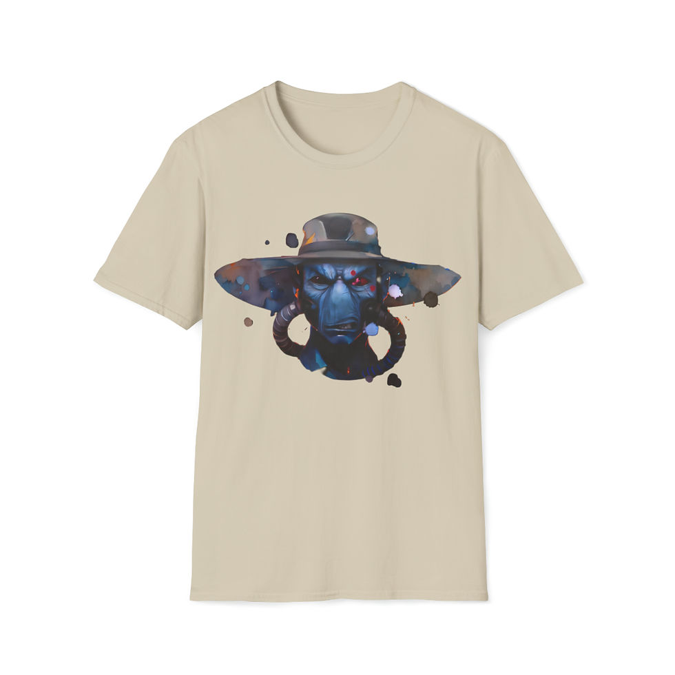 Thumbnail: Cad Bane Watercolor Outlaw Tee - Embrace the Galactic Frontier