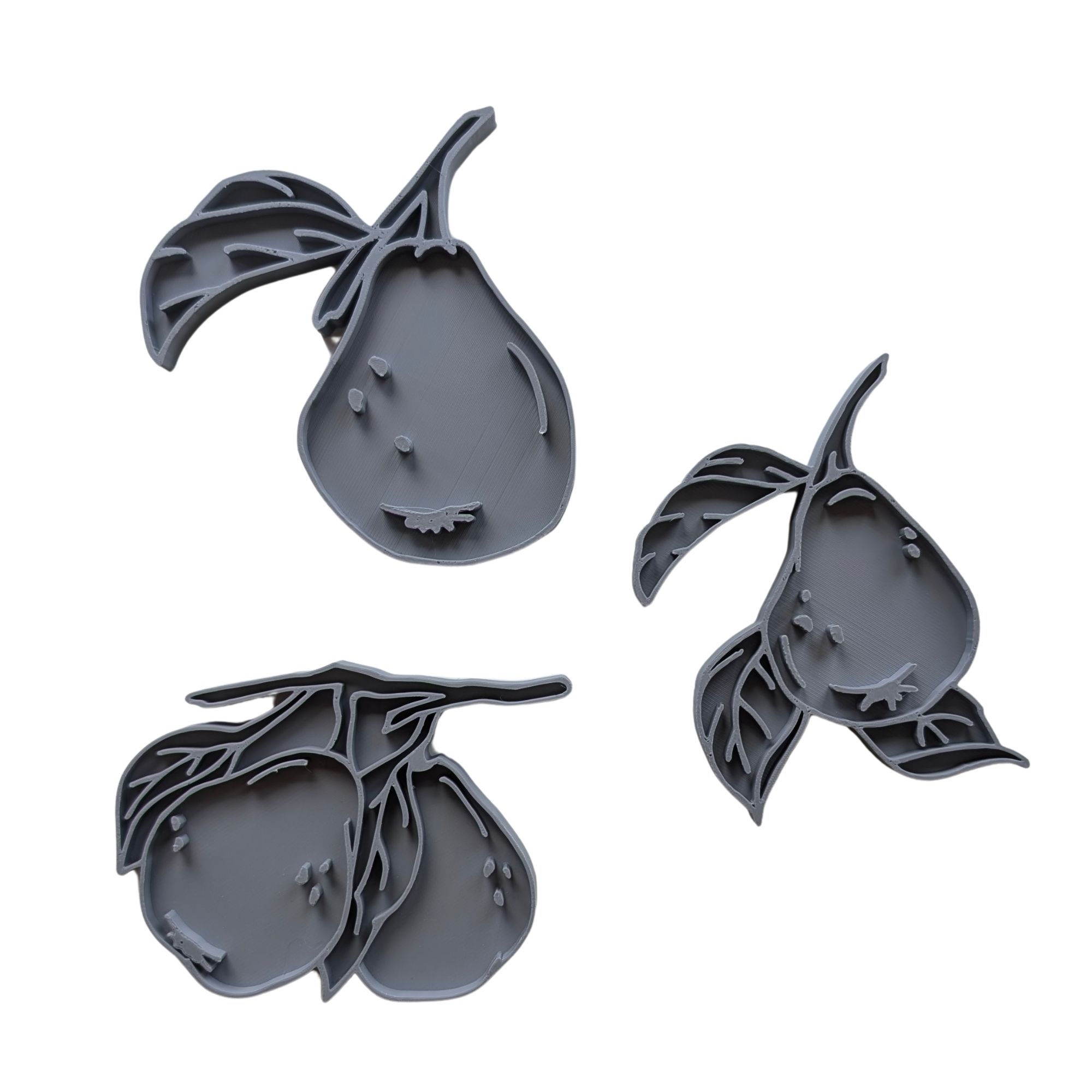 Pear Stamp Set of 3