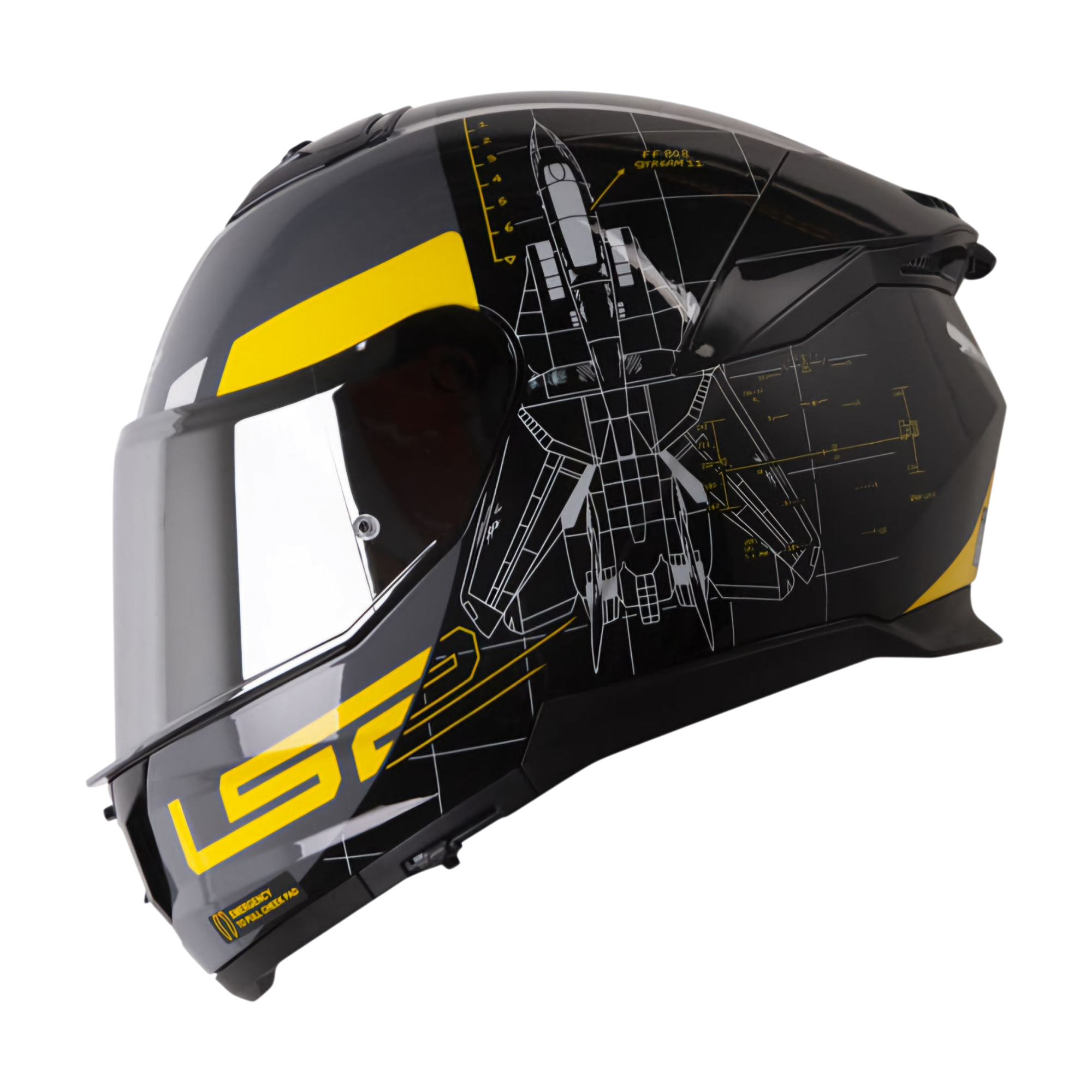 CASCO INTEGRAL LS2 FF808 STREAM II AIR FORCE