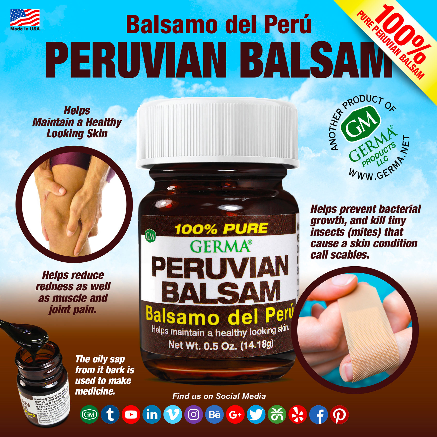 112-07 Germa® Peruvian Balsam (Balsamo del Peru)