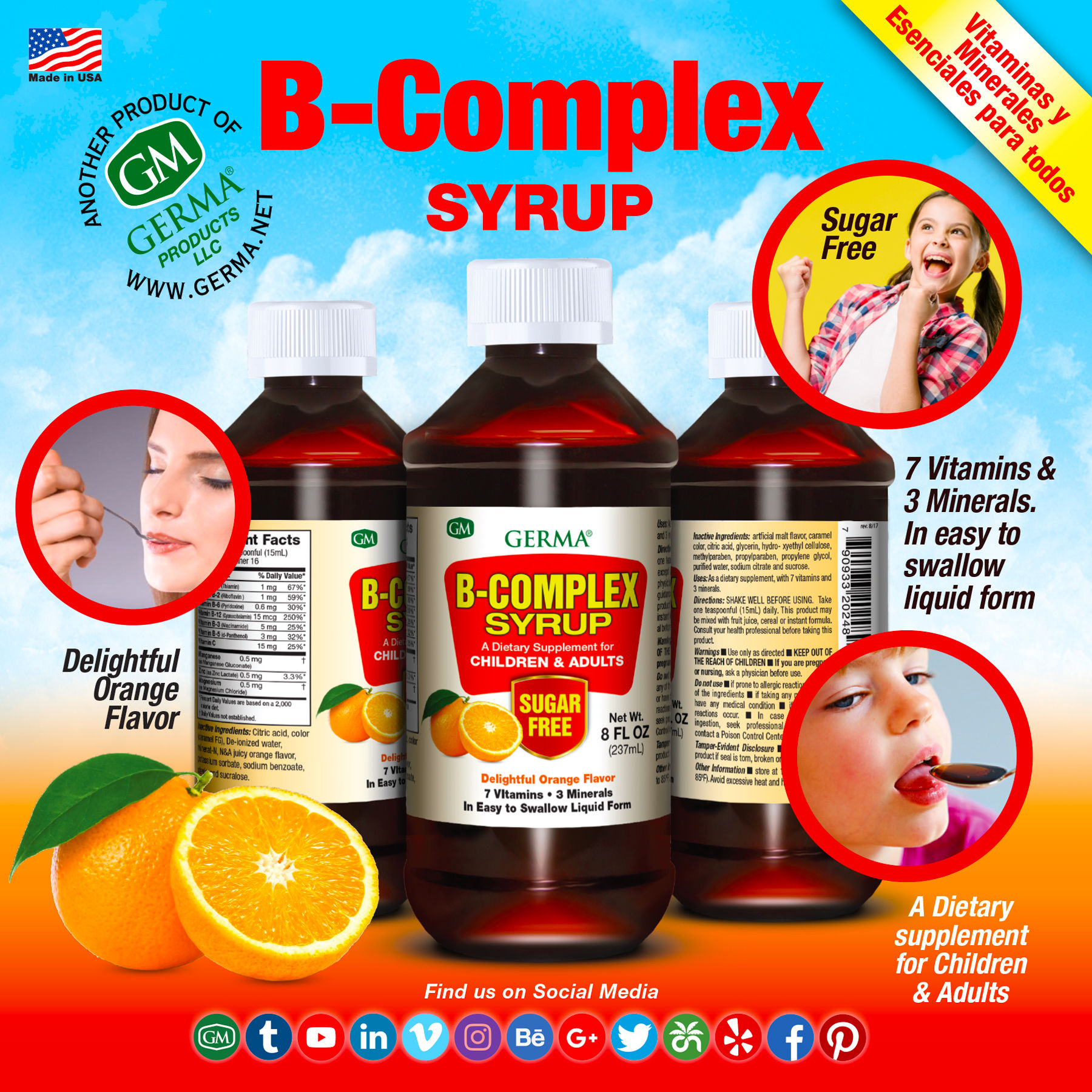 10-10 Germa® B-Complex Syrup