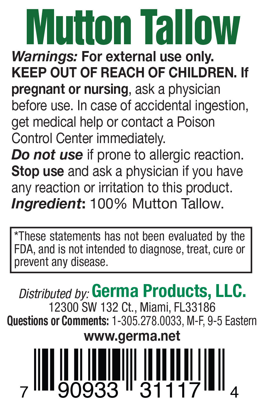 Thumbnail: 69-02 Germa® Mutton Tallow - 0.7oz