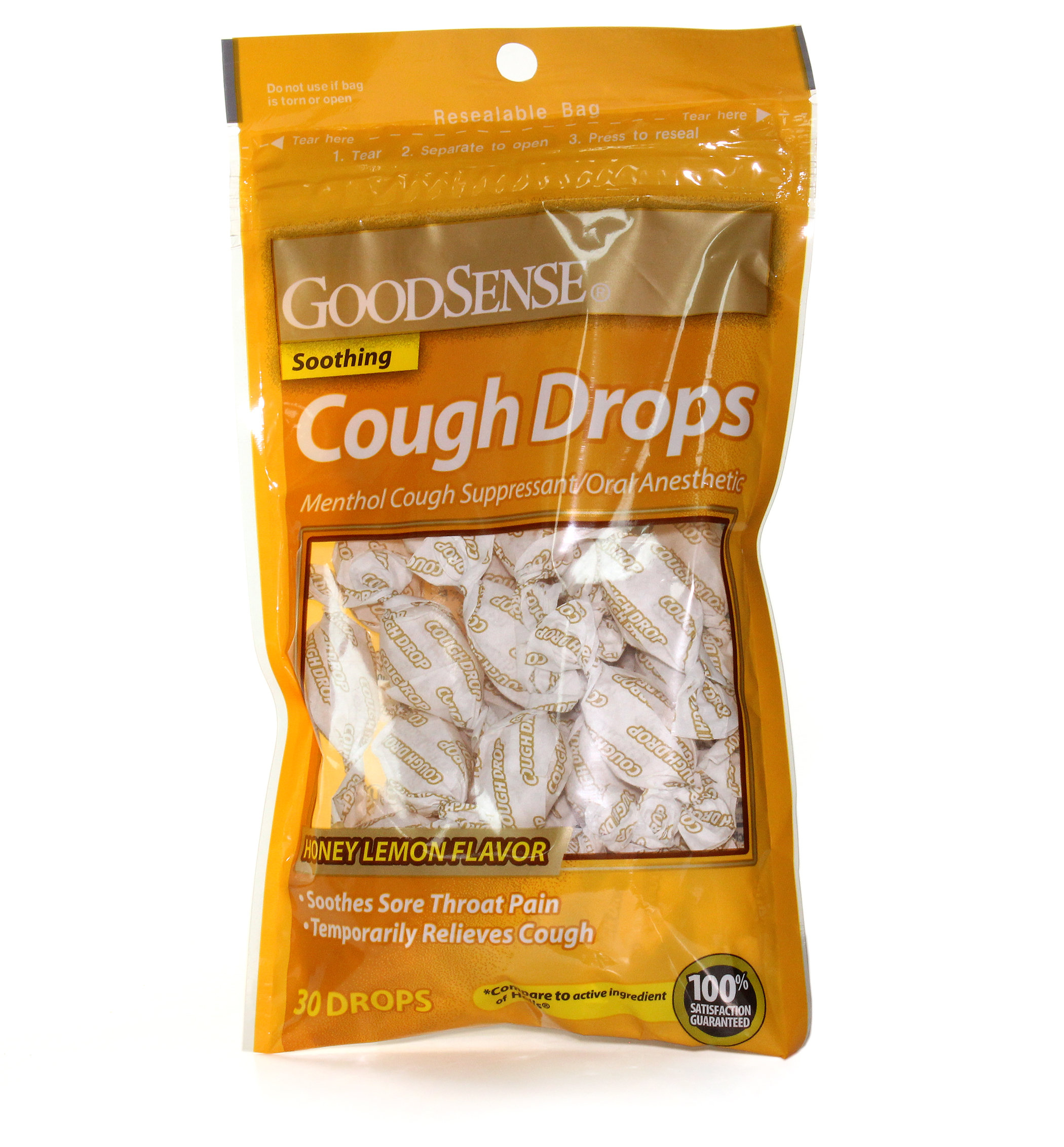 GoodSense® Cough Drops caribenatural
